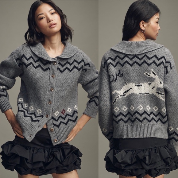 Anthropologie Sweaters - Anthropologie Damson Madder Cecily Wool
Cardigan